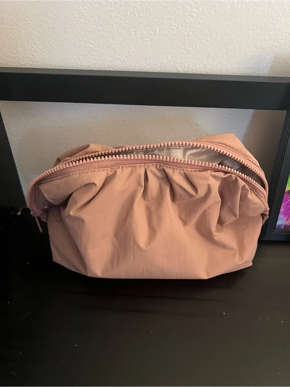Bagsmart Dusty Rose Nylon Cosmetic Pouch